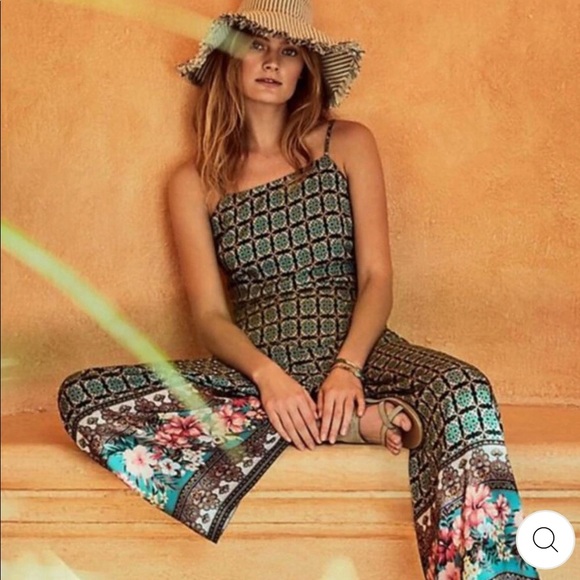 Anthropologie Pants - NWT Anthropologie Farm Rio Honolulu Jumpsuit SZ XL Reg $198